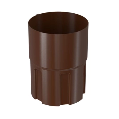 BRYZA STAL Złączka rury spustowej 90 mm - BRĄZ